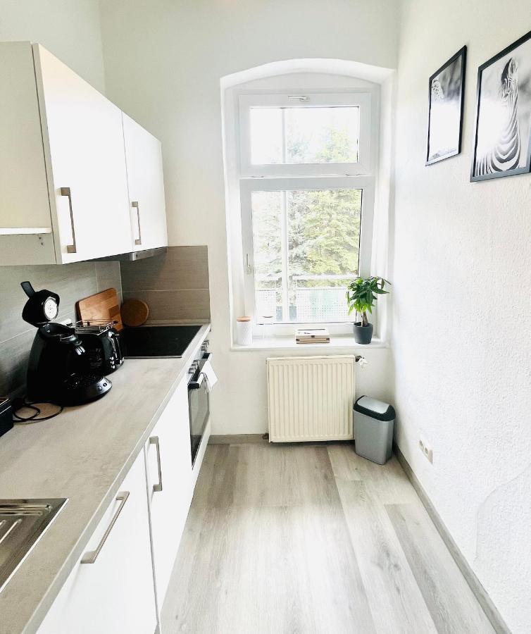 Renoviertes Apartment In Zentraler Lage - Wlan, Smart-Tv, Kueche, Balkon Und Queensize-Bett Fuer 4 Gaeste Erfurt Bagian luar foto